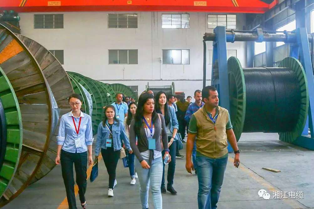用電纜連通世界-多國(guó)代表訪問(wèn)湘江電纜集團(tuán)